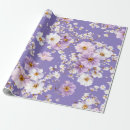 Buscar flores la lila de papel de regalo Para ella