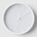 Buscar textura blanca relojes de pared General y unisex