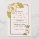 Buscar peonias boda invitaciones Rústico