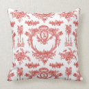 Buscar toile rojo cojines Francés