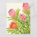 Buscar flores pintadas a mano postales Floral
