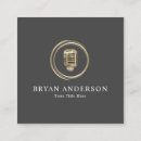 Buscar presentador tarjetas de visita Música