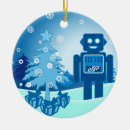 Buscar robot azul adornos Navidad
