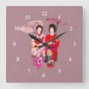Buscar geisha relojes de pared Japón