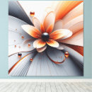 Buscar flores abstractas lienzos Elegante