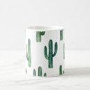 Buscar cactus verde tazas Acuarela