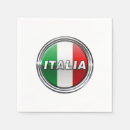 Buscar bandera italiana servilletas Marcar