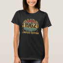 Buscar hecho en 1962 camisetas Retro