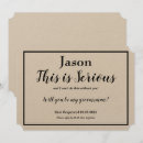 Buscar serias invitaciones Para él