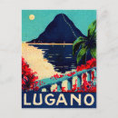 Buscar lugano postales Vintage