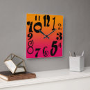 Buscar números divertidos relojes de pared General y unisex