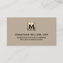 Buscar metal cepillado tarjetas de visita Profesional