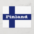 Buscar bandera de finlandia postales Patriótico