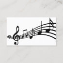 Buscar instrumentos musicales tarjetas de visita Elegante