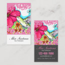 Buscar colibríes tarjetas de visita General y unisex