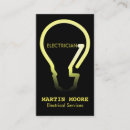 Buscar ingeniero eléctrico tarjetas de visita Logotipo