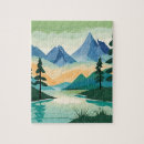 Buscar paisaje puzzles Rústico