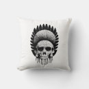 Buscar cráneo blanco negro cojines General y unisex