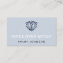 Buscar voz tarjetas de visita Vocalista