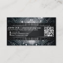 Buscar circuito electrónico tarjetas de visita Negocio