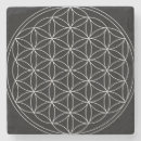 Buscar geometría sagrada posavasos Flor de la vida