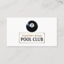 Buscar ocho tarjetas de visita 8 º piscina
