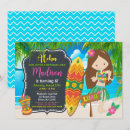 Buscar del chica de hula invitaciones Para niños