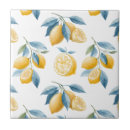 Buscar amarillo limón azulejos Patrón de limón