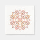 Buscar mandala blanca servilletas Indio