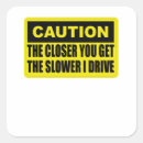 Buscar precaución pegatinas Humor