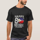 Buscar 80 o cumpleaños feliz camisetas Duterar