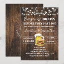 Buscar hamburguesas invitaciones Ducha de novia