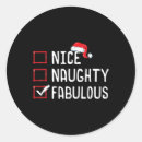 Buscar lista traviesa de santa pegatinas Vacaciones