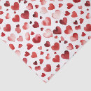 Buscar corazones rojos papel de seda Día de san valentín