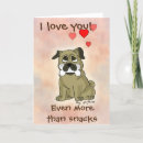 Buscar pug valentine tarjetas Día
