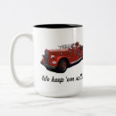 Buscar coche de bomberos tazas Fuego