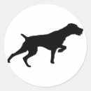 Buscar drahthaar pegatinas Puntero con cable alemán