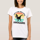 Buscar dino mujer camisetas T rex
