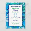 Buscar huellas azules postales Es un niño