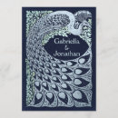 Buscar pavo real del vintage invitaciones Para ella