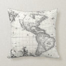 Buscar mapas antiguos cojines Mapa vintage