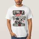 Buscar ctrl z camisetas Programador