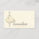 Buscar vestido tarjetas de visita Boutique