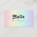Buscar nail technician tarjetas de visita Manicura