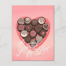 Buscar caja de chocolates postales Amar