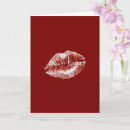 Buscar labios rojos tarjetas Coqueto