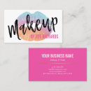 Buscar rosas fuertes tarjetas de visita Artista de maquillaje