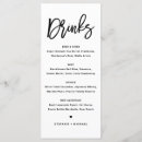Buscar carta bebidas del bar boda menus Caligrafía