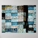 Buscar matrícula posters Coche