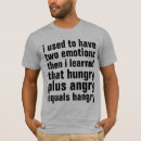 Buscar hangry camisetas Enojado
